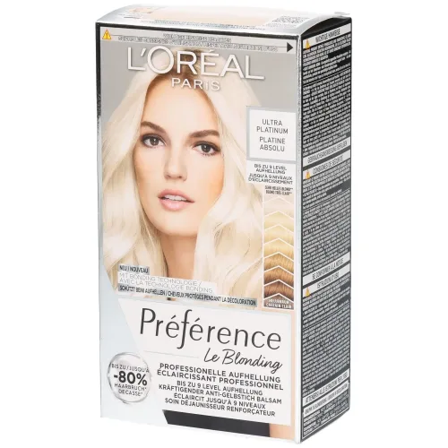 L'Oréal Paris, L'Oréal Paris - Le Blonding Aufheller, 1 Stück, L Ultra Platinum/Platine absolu