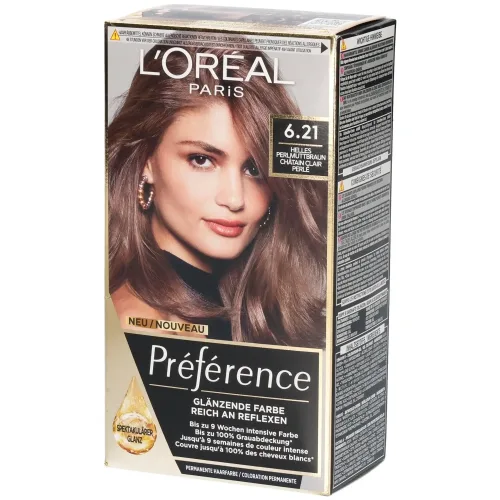 L'Oréal Paris, L'Oréal Paris - Permanent Coloration, 1 Stück, . Helles Perlmuttbraun/Châtain clair perlé