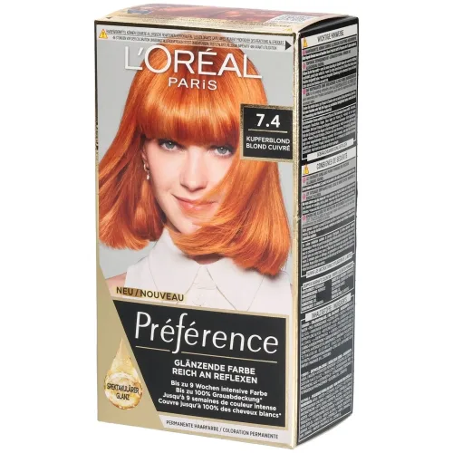 L'Oréal Paris, L'Oréal Paris - Permanent Coloration, 1 Stück, . Kupferblond/Blond cuivré