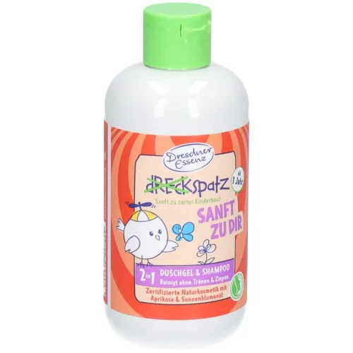 Dresdner Essenz, Dresdner Dreckspatz 2in1-Kinderduschgel, Sanft zu Dir (250ml)