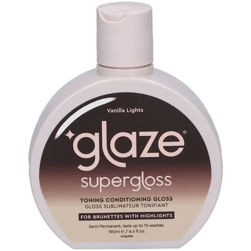 Glaze, Glaze - Gloss Farbvertiefer Vanilla Lights, 190 ml