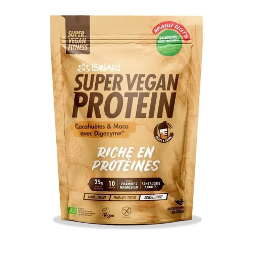 Iswari Super Vegan Protein Erdn Maca Dig Bio 400 g
