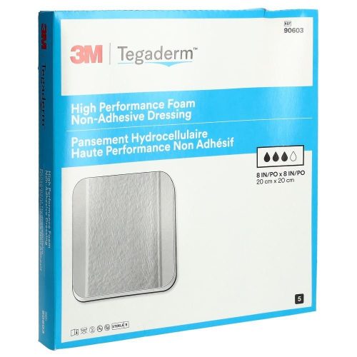3M Tegaderm, 3M Tegaderm non-adhäsive High Performance Schaumkompresse, 20x20cm (10 Stk)