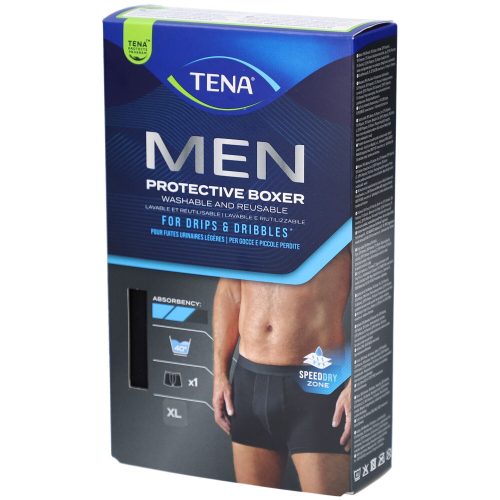 Tena, Tena Men waschbare Unterhose schwarz, Grösse XL, Hüftumfang 102-107cm (1 Stk)