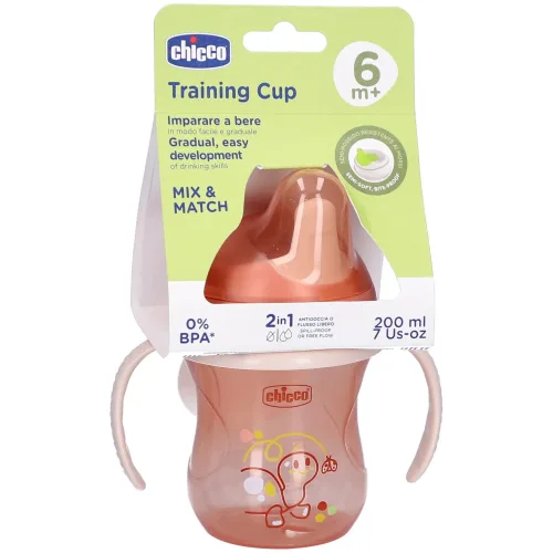 Chicco, Chicco Training Cup 200ml, pink, ab 6 Monate (1 Stk)
