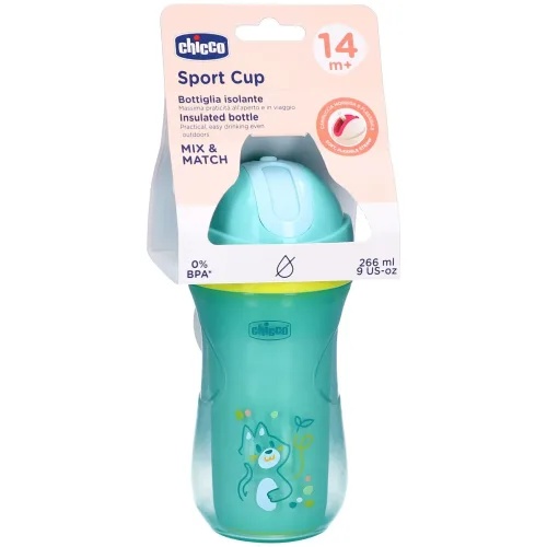 Chicco, Chicco Sport Cup 260ml, blau, ab 14 Monate (1 Stk)