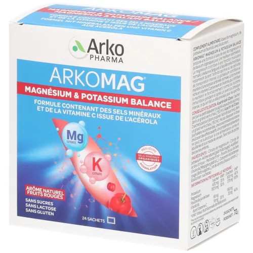 ARKOMAG, Arkomag Magnesium + Kalium Btl 24 Stk