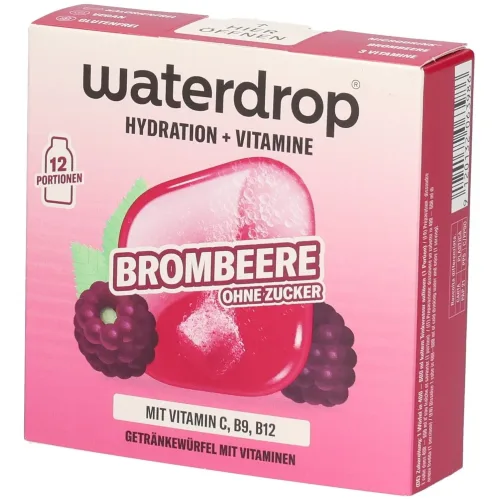 waterdrop, waterdrop Microdrink Brombeere Snow (12 Stk)