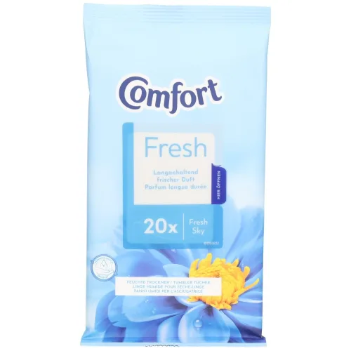 COMFORT, Comfort Trocknertücher Fresh Sky (20 Stk)