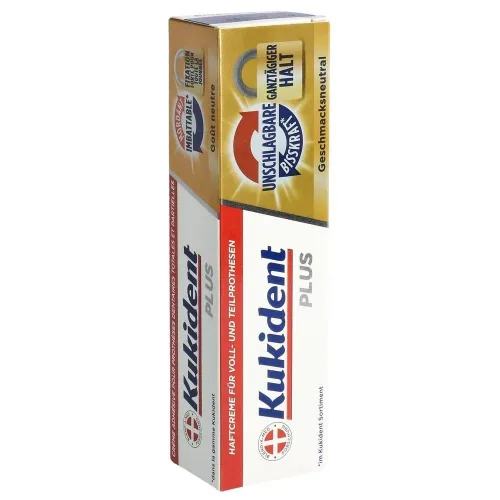 Kukident, Kukident Plus Haftcreme, starker Biss (40g)