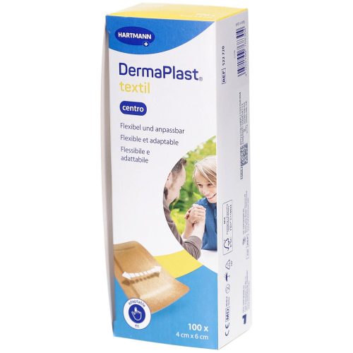 DERMAPLAST, DermaPlast textil Wundpflaster, Centro, 4x6cm (100 Stk)