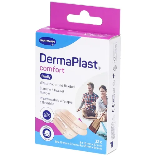 DERMAPLAST, DermaPlast Comfort-Pflaster, diverse Grössen (32 Stk)