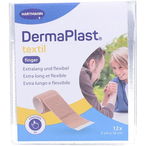 DERMAPLAST, DermaPlast Textilpflaster Fingerverband, 2x16cm (12 Stk)