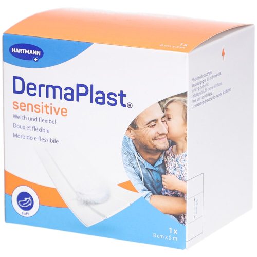 undefined, Dermaplast Sensitive Schnellverband Rolle weiss 8 cm x 5 m