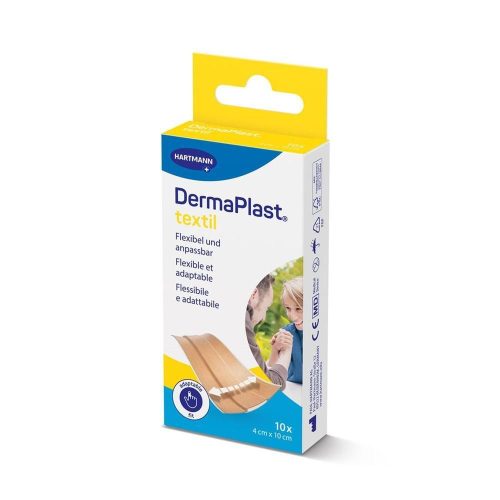 DERMAPLAST, DermaPlast textil Schnellverband, 4x10cm (10 Stk)