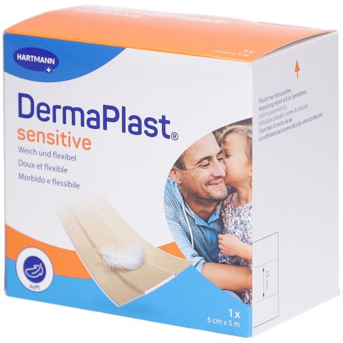 DERMAPLAST, DermaPlast sensitive Schnellverband, 6cmx5m (1 Stk)