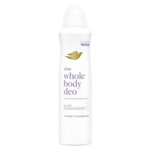 Dove, Dove - Whole Body Deodorant Spray Lavendel- & Kamillenduft ohne Aluminiumsalze, 150  ml