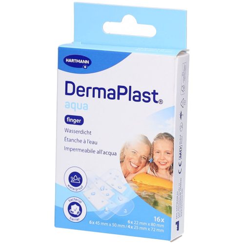 DERMAPLAST, DermaPlast Aqua Fingerpflaster wasserfest, diverse Grössen (16 Stk)