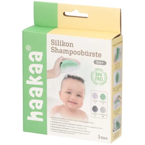 Haakaa, haakaa Shampoobürste grau
