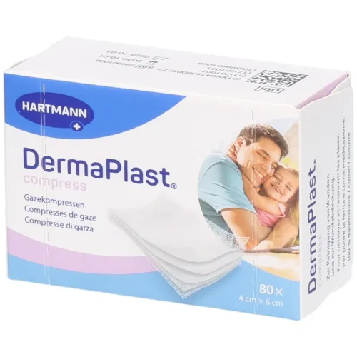DERMAPLAST, DermaPlast Compress 4x6cm 80 Stk