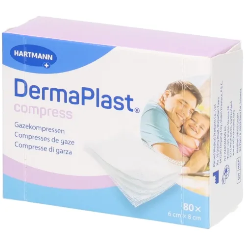 DERMAPLAST, DermaPlast Compress 6x8cm 80 Stk