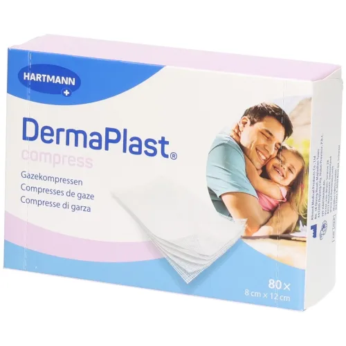 DERMAPLAST, DermaPlast Compress 8x12cm 80 Stk