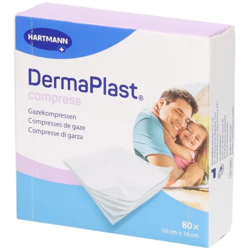 DERMAPLAST, DermaPlast Compress 10x10cm 80 Stk