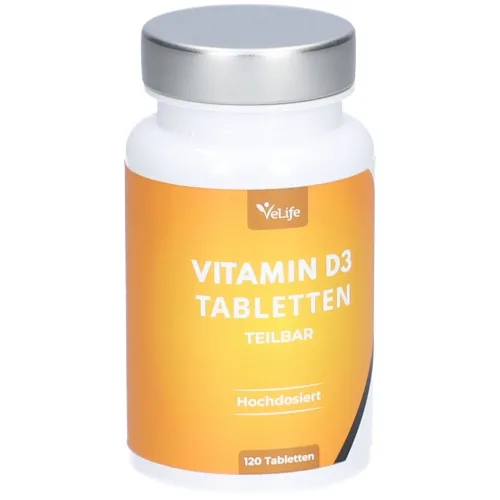 VeLife, VeLife Vitamin D3 Tabletten teilbar (120 Stk)