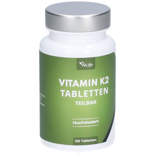 VeLife, VeLife Vitamin K2 Tabletten teilbar (120 Stk)