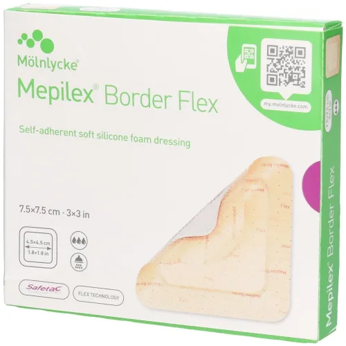 Mepilex, Mepilex Border Flex 7.5x7.5cm 595250 5 Stk