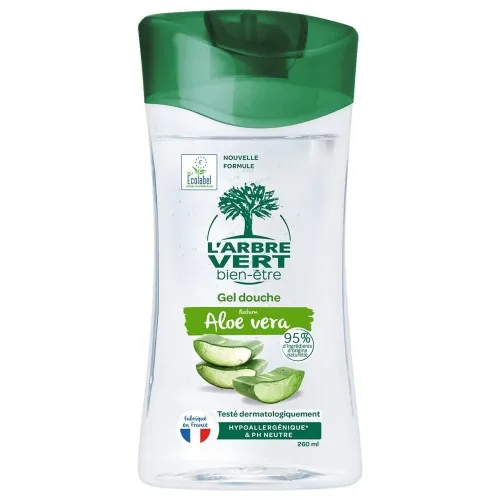L'ARBRE VERT, L'ARBRE VERT Öko Duschgel Bio Aloe Vera (260ml)