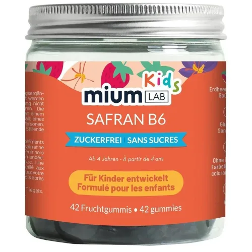 miumLAB, miumLAB Gummies Safran B6 für Kinder (42 Stk)