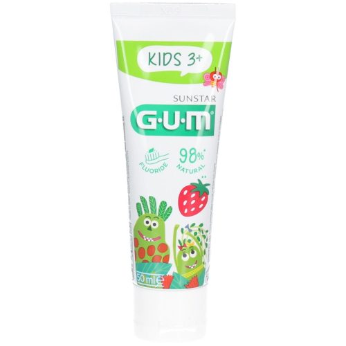 Sunstar Gum, SUNSTAR GUM Kids Zahngel Erdbeergeschmack (50ml)