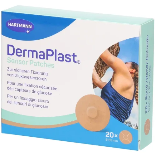DERMAPLAST, DermaPlast Sensor Patch beige, Durchmesser 21mm (20 Stk)
