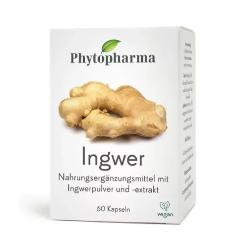 Phytopharma, Phytopharma Ingwer Kapseln (60 Stk)
