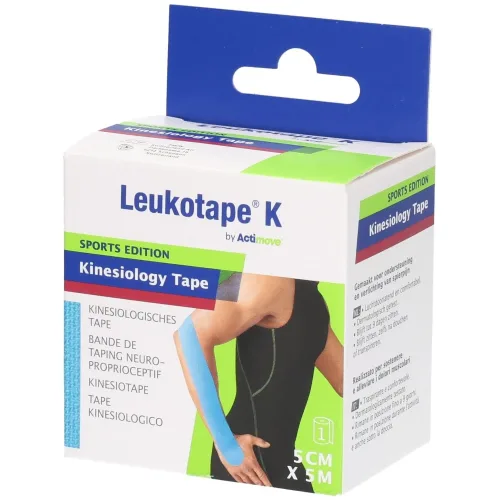 Actimove, Actimove Leukotape K hellblau, 5cmx5m (1 Stk)