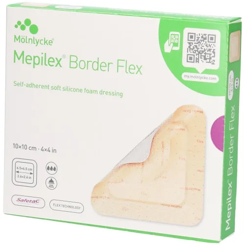 Mepilex, Mepilex Border Flex 10x10cm 5 Stk