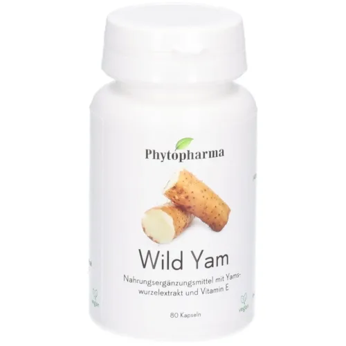 undefined, Phytopharma Wild Yam Kapseln 80 Stück