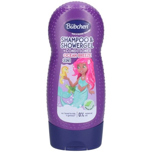 Bübchen, Bübchen Kids 3in1 Shampoo, Duschgel und Spülung, Meereszauber (230ml)