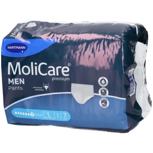 MoliCare, MoliCare Premium Men Inkontinenz-Pants, Taille 100-150cm, Stärke 7 (7 Stk)