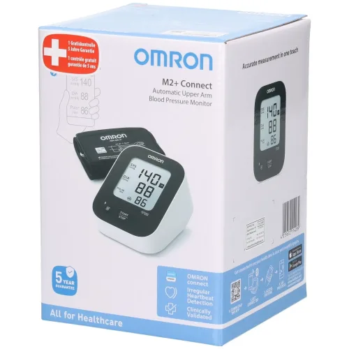 Omron, OMRON M2+ Connect Oberarm-Blutdruckmessgerät (1 Stk)