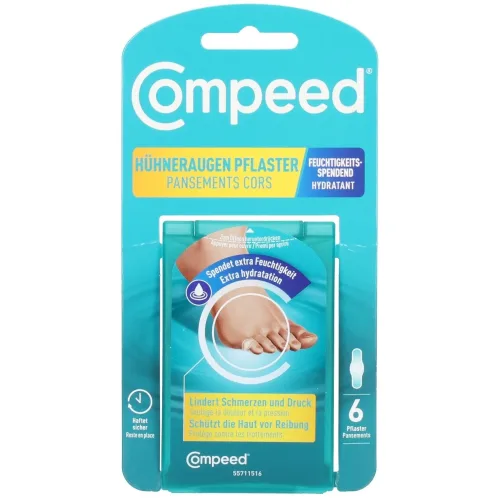 COMPEED, Compeed Hühneraugenpflaster Feuchtigkeitsspendend Medium (6 Stk)