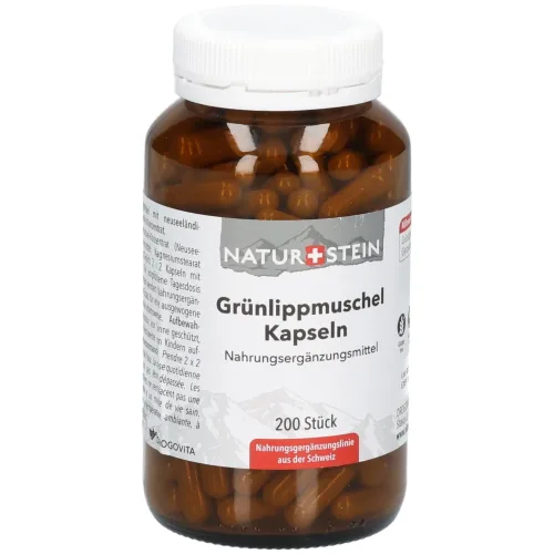 undefined, Naturstein Grünlippmuschel Kapseln 200 Stück