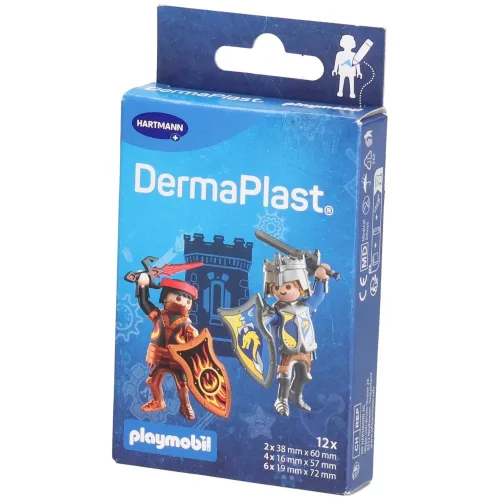 DERMAPLAST, DermaPlast Playmobil Ritter 3 Grössen 12 Stk