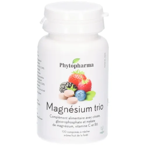 undefined, Phytopharma Magnesium Trio Kautabletten 100 Stück