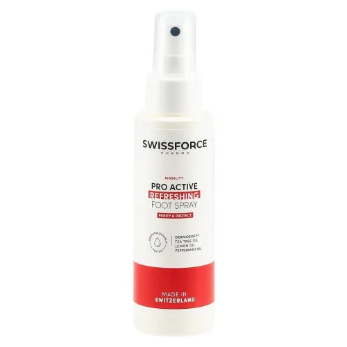 Swissforce Pro Active Refreshing ? Geruchsneutralisierendes Fußspray ? Vegan
