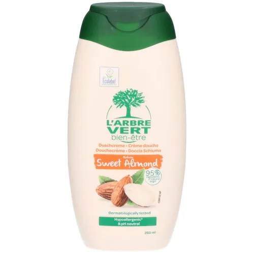 L'ARBRE VERT, L'ARBRE VERT Ökologisches Duschgel Süsse Mandel (260ml)