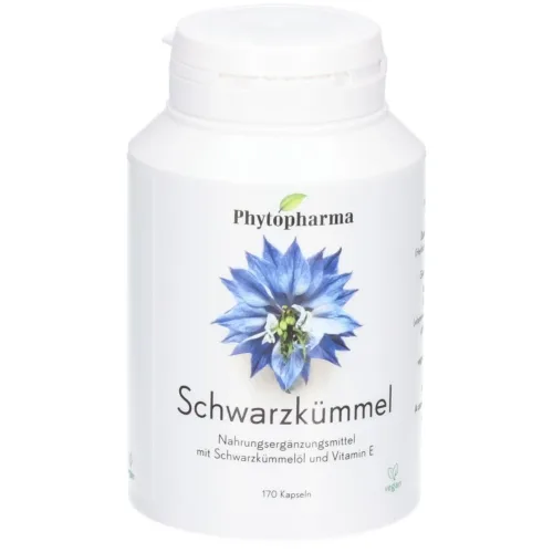 Phytopharma, Phytopharma Schwarzkümmelöl 500mg Kapseln (170 Stk)