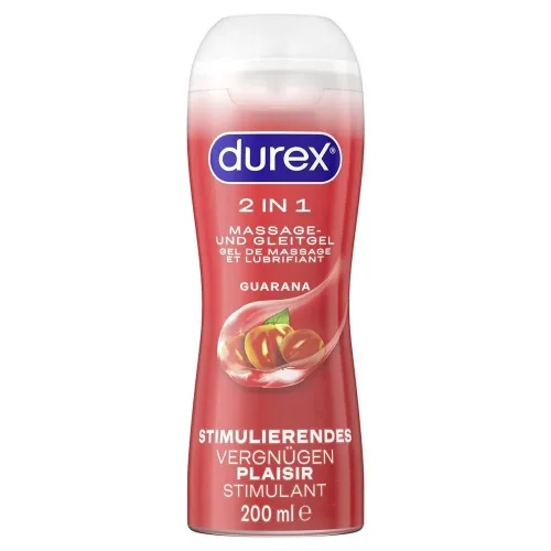Durex, Durex Play 2 in 1 Wasserbasiertes Massage- und Gleitgel, Guarana - Amorana