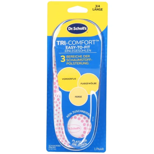 Scholl, Scholl - Dr s Tri-Comfort Einlegesohlen W, 1 Paar
